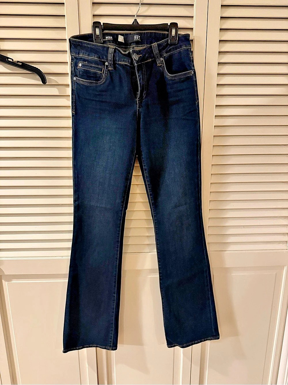 Kut from the Kloth Natalie High Rise Bootcut Jeans Blue Waist 4